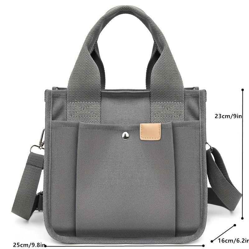 Canvas Crossbody Bag Thickened Shoulder Bag