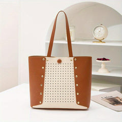 Stylish Studded Tote Bag for Women