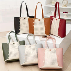 Stylish Studded Tote Bag for Women
