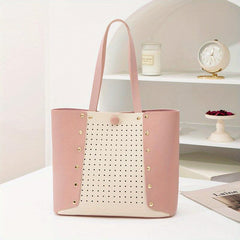 Stylish Studded Tote Bag for Women