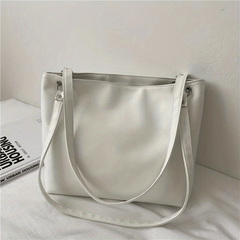 Solid Tote Bag All Match Shoulder Bag Women's Bag