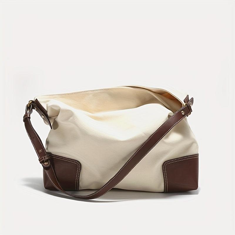 Stylish Women's Canvas Tote Bag Casual Large Shopper Bag
