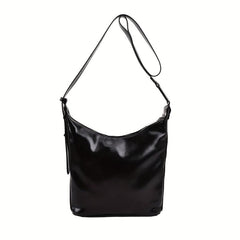 Vintage Solid Hobo Bag Large Capacity Shoulder Bag Women's Handbag