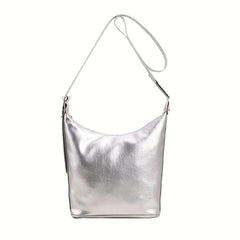 Vintage Solid Hobo Bag Large Capacity Shoulder Bag Women's Handbag