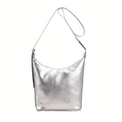 Vintage Solid Hobo Bag Large Capacity Shoulder Bag Women's Handbag