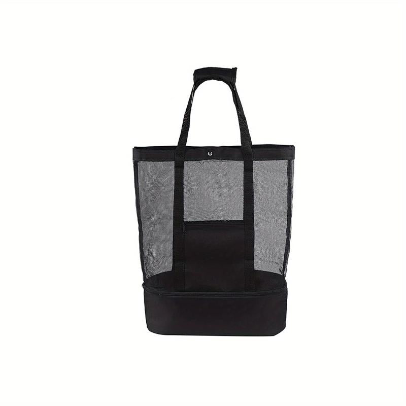 Mesh Storage Satchel Bag Lightweight Shoulder Bag for Travel