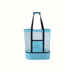 Mesh Storage Satchel Bag Lightweight Shoulder Bag for Travel