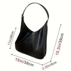 Embossed Detail Large Capacity Tote Bag for Women