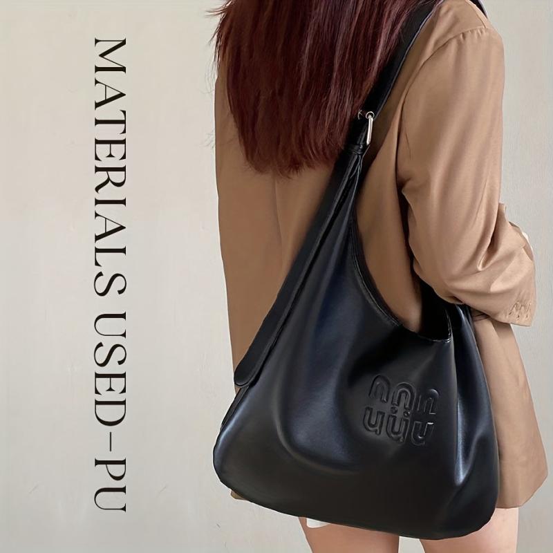 Embossed Detail Large Capacity Tote Bag for Women