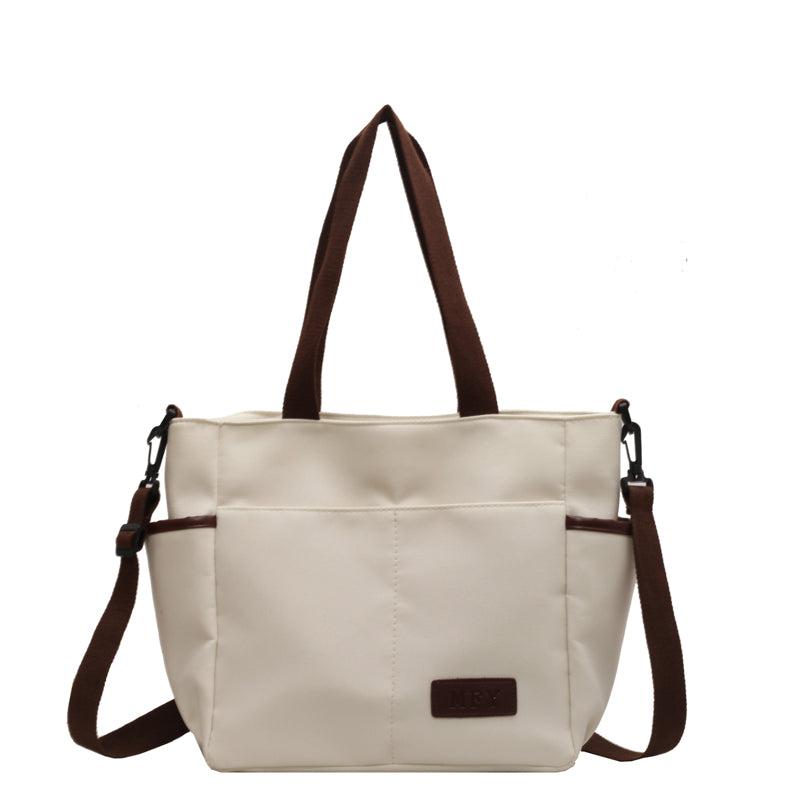 Minimalist Large Capacity Tote Bag Casual Storage Shoulder Bag