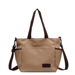 Minimalist Large Capacity Tote Bag Casual Storage Shoulder Bag