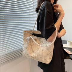 Stylish Woven Tote Shoulder Bag for Women
