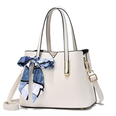 Durable Shoulder Bag PU Leather Large Capacity Tote Handbag