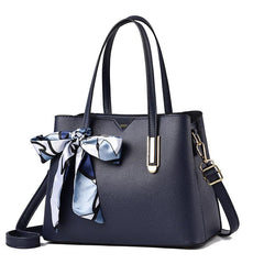 Durable Shoulder Bag PU Leather Large Capacity Tote Handbag