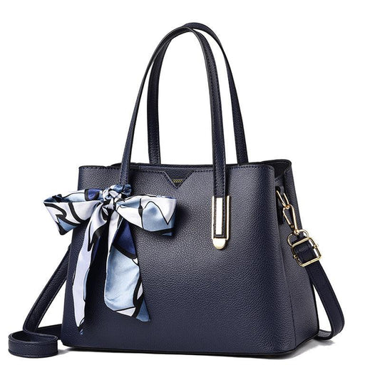 Durable Shoulder Bag PU Leather Large Capacity Tote Handbag
