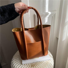 Mini Crossbody Satchel Bag PU Leather Textured Bucket Bag Versatile Shoulder Bag