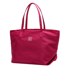 Large Capacity Solid Tote Bag Nylon Durable Shoulder Bag