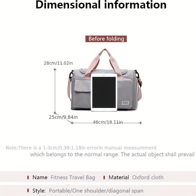 Large Capacity Storage Duffle Bag Lightweight Versatile Sports Handbag Yoga Bag