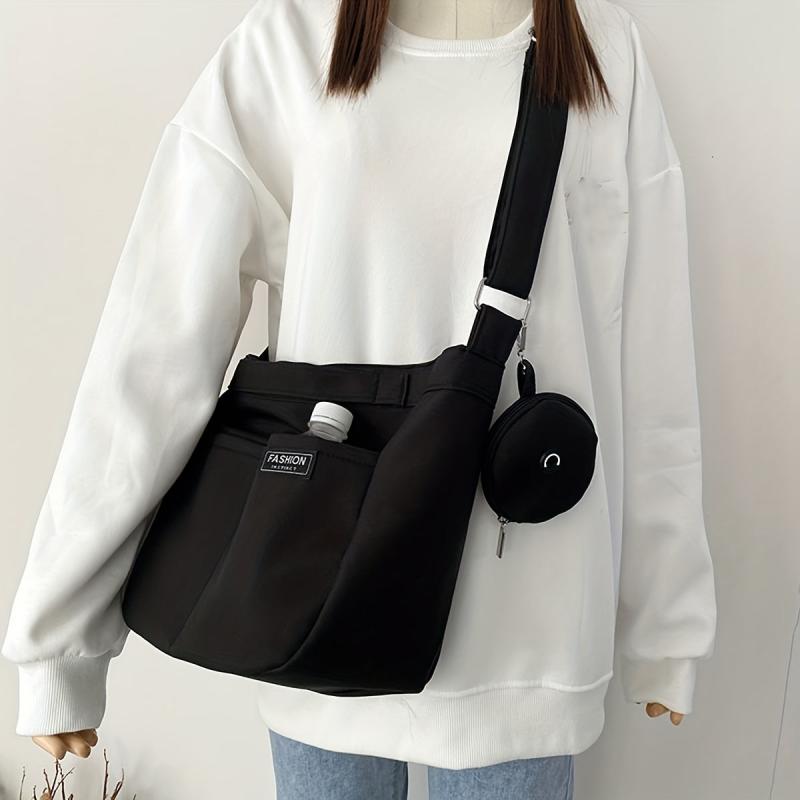 Women's Minimalist Crossbody Shoulder Bag Lightweight All Match Bag