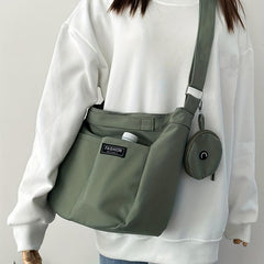 Women's Minimalist Crossbody Shoulder Bag Lightweight All Match Bag