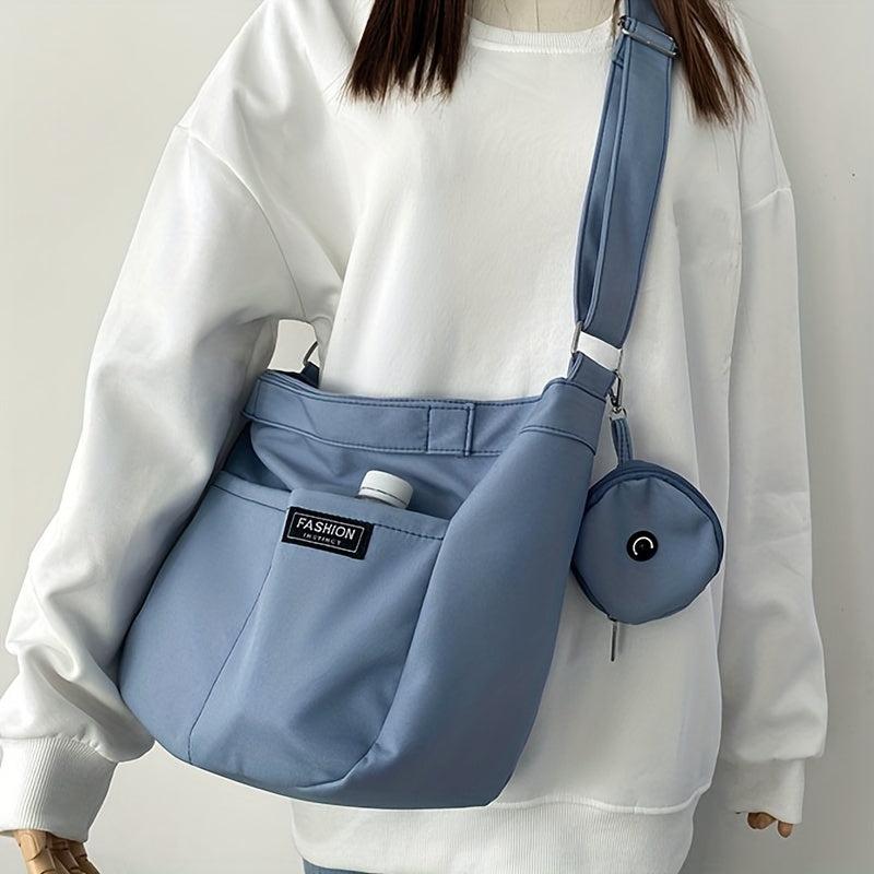 Women's Minimalist Crossbody Shoulder Bag Lightweight All Match Bag
