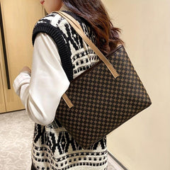 Leopard Print Tote Bag Large Capacity Handbag Women's Shoulder Bag