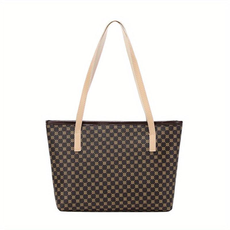 Leopard Print Tote Bag Large Capacity Handbag Women's Shoulder Bag