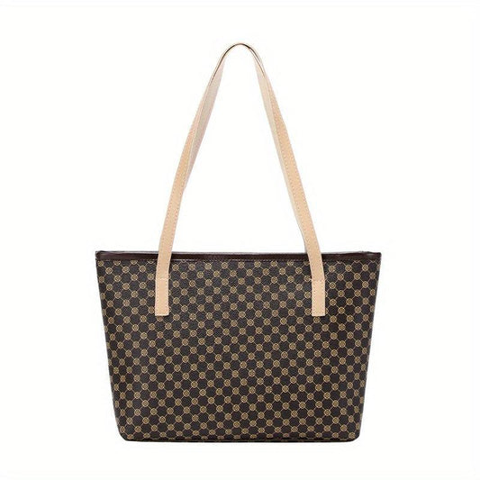 Leopard Print Tote Bag Large Capacity Handbag Women's Shoulder Bag