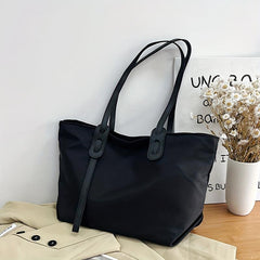 Large Capacity Nylon Shoulder Bag Casual Work Handbag