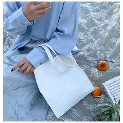 Crocodile Shoulder Tote Bag Large Capacity HandBag