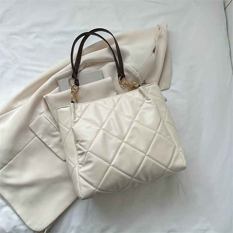 Minimalist Tote Shoulder Bag Storage Handbag Women's All Match Bag