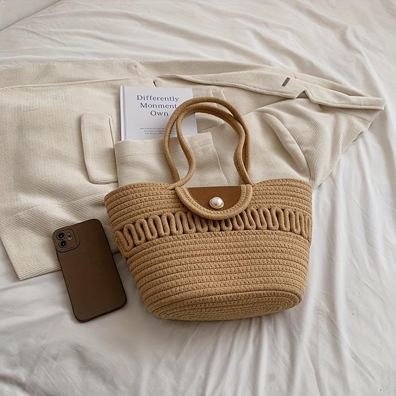 Boho Style Summer Beach Bag Large Capacity Tote Bag