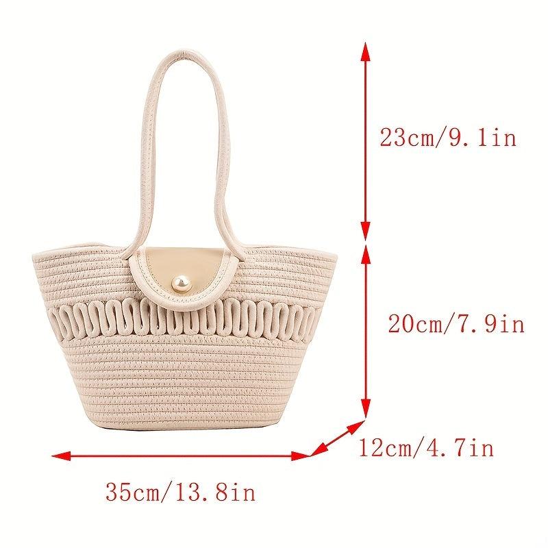 Boho Style Summer Beach Bag Large Capacity Tote Bag