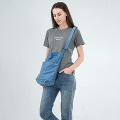 Minimalist Denim Shoulder Bag All Match Casual Hobo Crossbody Bag