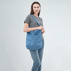 Minimalist Denim Shoulder Bag All Match Casual Hobo Crossbody Bag