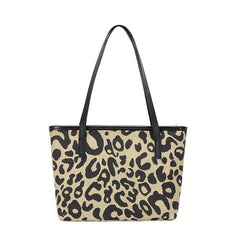 Durable Shoulder Bag PU Leather Large Capacity Handbag