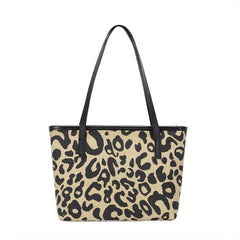 Durable Shoulder Bag PU Leather Large Capacity Handbag