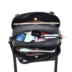 Metal Patch Decor Handbags For Women Crossbody Bag
