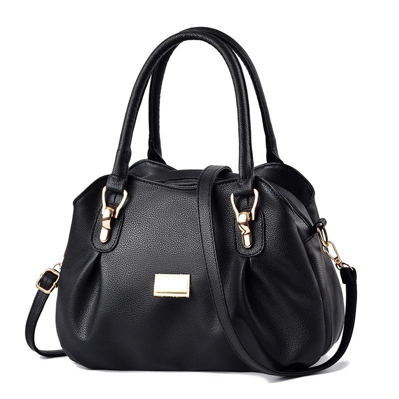 Metal Patch Decor Handbags For Women Crossbody Bag