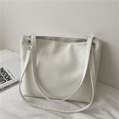 Large Faux Leather Tote Bag Women's Handbag For Work Shopping