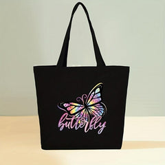 Y2K Butterfly Pattern Tote Bag Shoulder Shopper Bag