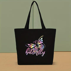 Y2K Butterfly Pattern Tote Bag Shoulder Shopper Bag