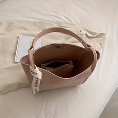 Retro Large Tote Bag Women's Casual Handbag & Shoulder Bag