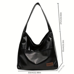 Minimalist Hobo Shoulder Bag for School