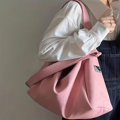 Minimalist Square Crossbody Bag Large Faux Leather Shoulder Bag