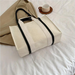 Colorblock Tote Square Bag Shoulder Bag Satchel Bag