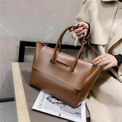 Vintage Large Tote Bag Top Handle Satchel Women's Shoulder Purse