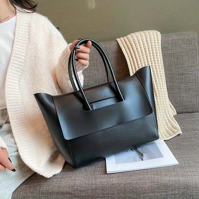 Vintage Large Tote Bag Top Handle Satchel Women's Shoulder Purse