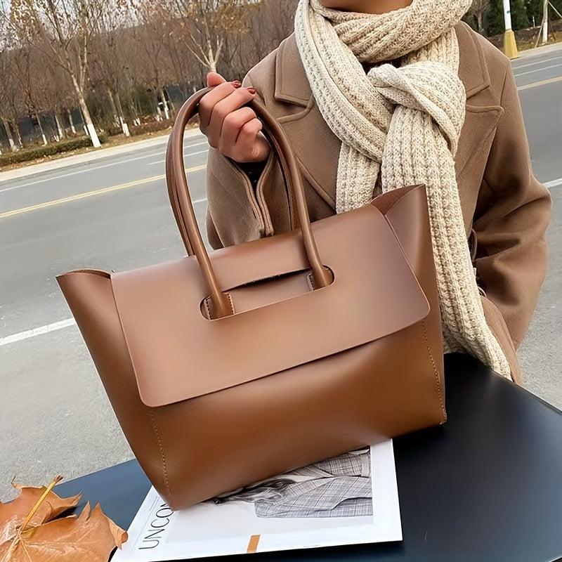 Vintage Large Tote Bag Top Handle Satchel Women's Shoulder Purse
