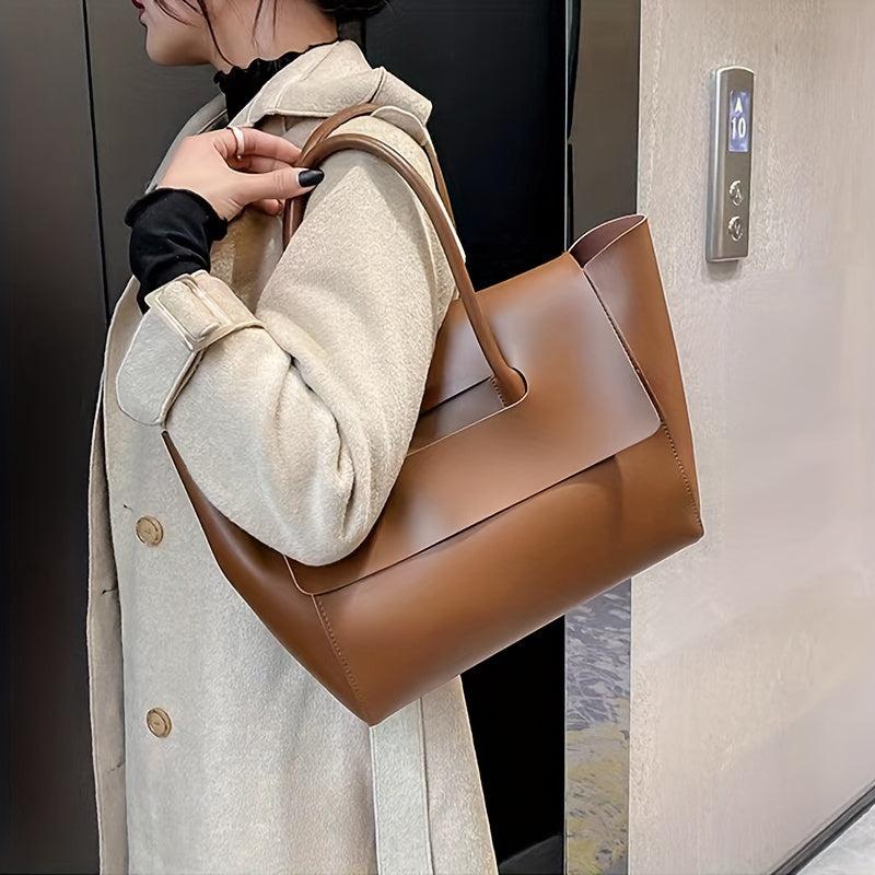 Vintage Large Tote Bag Top Handle Satchel Women's Shoulder Purse